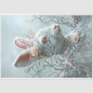 Whimsical  Kant Paaskonijn Decoupage Tissuepapier