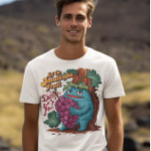 Whimsical karakter met Jabuticaba druiven T-shirt
