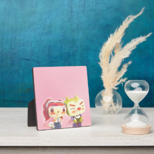 Whimsical Karakters met Kat Fotoplaat
