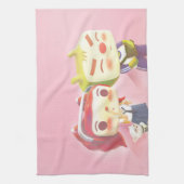 Whimsical Karakters met Kat Theedoek (Verticaal)