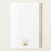 Whimsical Kat & Kawaii Pup Dagelijks/Maandelijks P Planner (Achterkant)