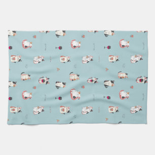 Whimsical Kat & Wijn Keuken Handdoeken