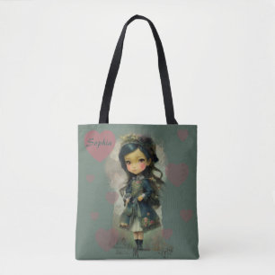 Whimsical Kawaii Fairy Tale Girl Draagtas