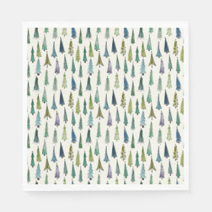Whimsical Kerstbomen Servet