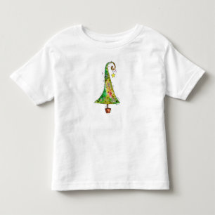 Whimsical-kerstboom Kinder Shirts