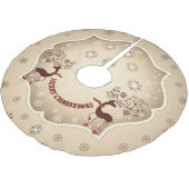  Whimsical-kerstfeestdag in het donker Kerstboom Rok (Gekanteld)