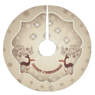 Whimsical-kerstfeestdag in het donker Kerstboom Rok