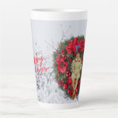 Whimsical -kerstfeestdag latte mok (Voorkant)