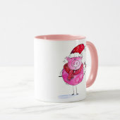 Whimsical-kerstfoto Mok (Voorkant rechts)