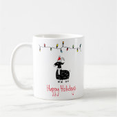 Whimsical-kerstgeit Koffiemok (Links)