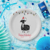 Whimsical-kerstgeit Papieren Bordje (Feest)