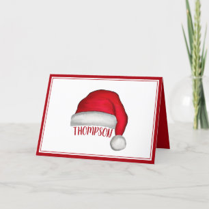 Whimsical kerstkaart North Pole Trendy Feestdagen Kaart
