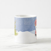 Whimsical Kerstkerst Koffiemok (Center)