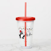 Whimsical Kerstkikker Acryl Drinkbeker (Voorkant)