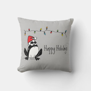 Whimsical Kerstkikker Kussen