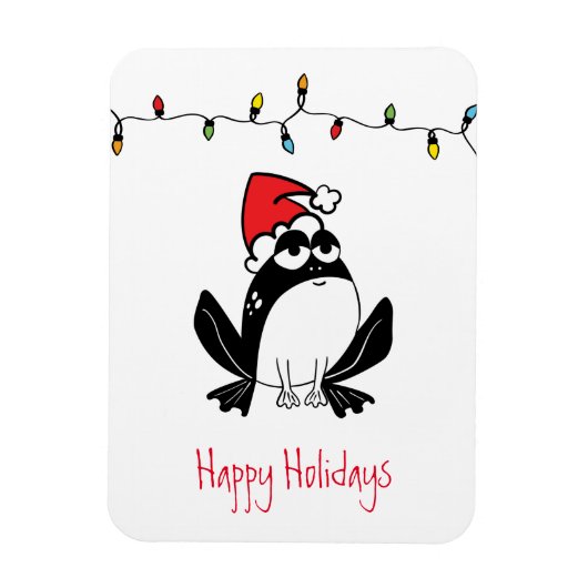 Whimsical Kerstkikker Magneet (Verticaal)