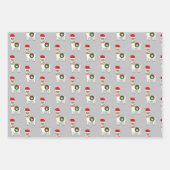 Whimsical Kerstllamas Inpakpapier Vel (Voorkant 2)