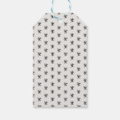 Whimsical-kerstval Cadeaulabel (Achterkant)