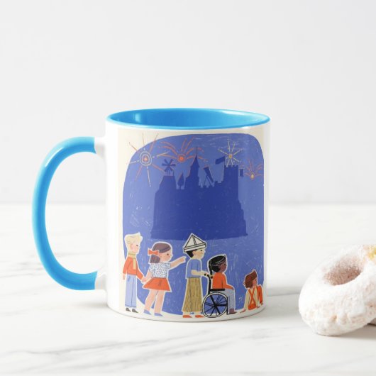 Whimsical Kids Adventure Mug (Avec donut)
