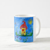 Whimsical Kind Illustratie Classic Wit Mok (Voorkant rechts)