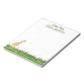 Whimsical Kind naam GIRAFFE Notitieblok (Gedraaid)