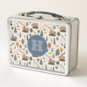 Whimsical Kinderen Bouw Metaal Lunchbox
