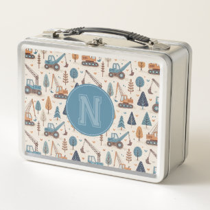 Whimsical Kinderen Bouw Metaal Lunchbox