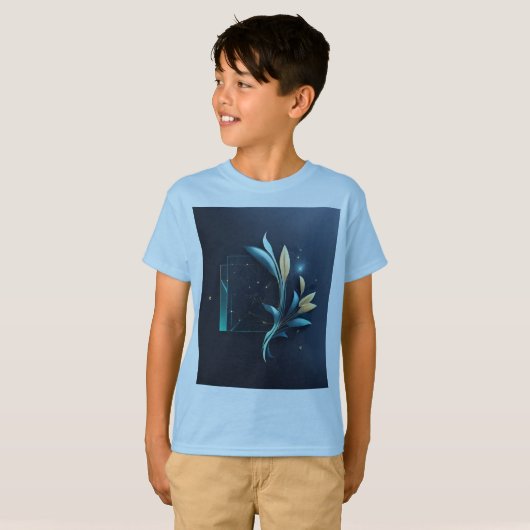 Whimsical Kinderen T-shirts: esthetische Design T-shirt (Voorkant volledig)