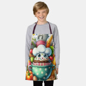 Whimsical Kitchen Adventure Kids' Apron Schort (Gedragen)