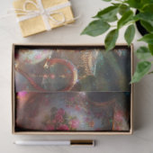 Whimsical Kitten Victoriaans Tea Party Decoupage Tissuepapier (Geschenk)