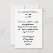 Whimsical Kitten Wedding Invitation (Achterkant)