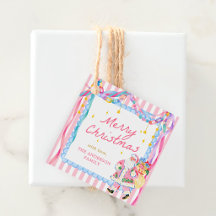 Whimsical Kleurrijk Kerstmeisjes Nachtfeest