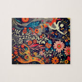 Whimsical Kleurrijk Otomi Patroon Legpuzzel (Horizontaal)