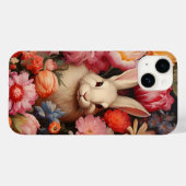 Whimsical konijnenveer bloeit Case-Mate iPhone case (Achterkant (horizontaal))
