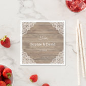 Whimsical  Lace Old Barn Wedding Servet (Insitu)