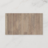 Whimsical  Lace Old Barn Wedding Website Visitekaartje (Achterkant)