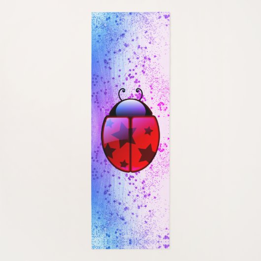 Whimsical Ladybug Yoga Mat (Achterkant)