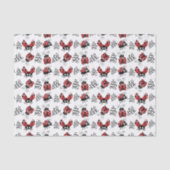 Whimsical Ladybugs en Squiggles Tissuepapier (Voorkant)