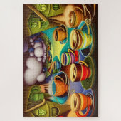 Whimsical Land of Coffee Cups Legpuzzel (Verticaal)