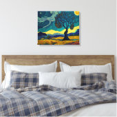 Whimsical Landschap Canvas Afdruk (Insitu (Slaapkamer))