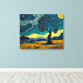 Whimsical Landschap Canvas Afdruk (Insitu (Houten vloer))