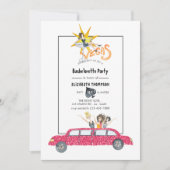 Whimsical Las Vegas Bachelorette Party Invitation (Devant)