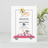 Whimsical Las Vegas Bachelorette Party Invitation (Debout devant)