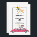 Whimsical Las Vegas Bachelorette Party Invitation<br><div class="desc">Bachelorette de Las Vegas invitation personnalisable à vos spécificités.</div>