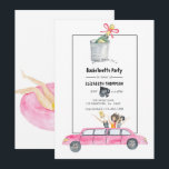 Whimsical Las Vegas Bachelorette Party Invitation<br><div class="desc">Bachelorette de Las Vegas invitation personnalisable à vos spécificités.</div>