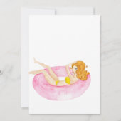 Whimsical Las Vegas Bachelorette Party Kaart (Achterkant)