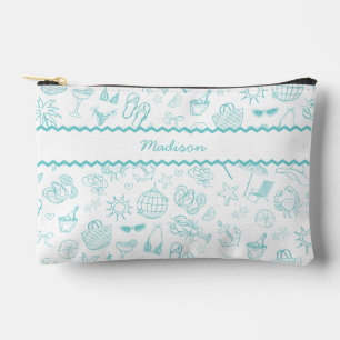 Whimsical Last Toast On The Coast Turquoise Etui