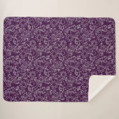 Whimsical Lavendel Blooms Cosy Throw (Voorkant (horizontaal))