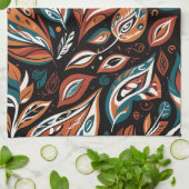 Whimsical Leaves Theedoek (Gevouwen)