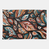 Whimsical Leaves Theedoek (Horizontaal)